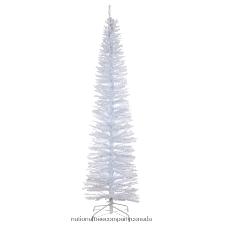 National Tree Company Artificial Christmas Tree White Tinsel Includes Stand 7 feet 68R08196