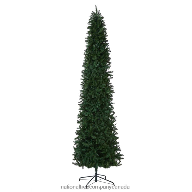 National Tree Company Artificial Slim Christmas Tree Green Kingswood Fir Includes Stand 12 Feet 68R0896