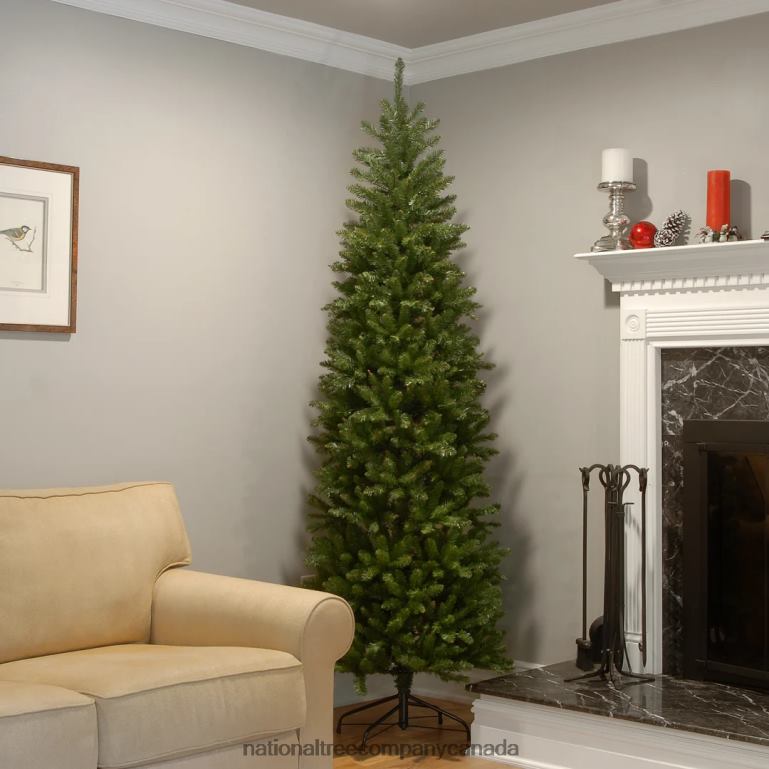 National Tree Company Artificial Slim Christmas Tree Green Kingswood Fir Includes Stand 9 Feet 68R08118