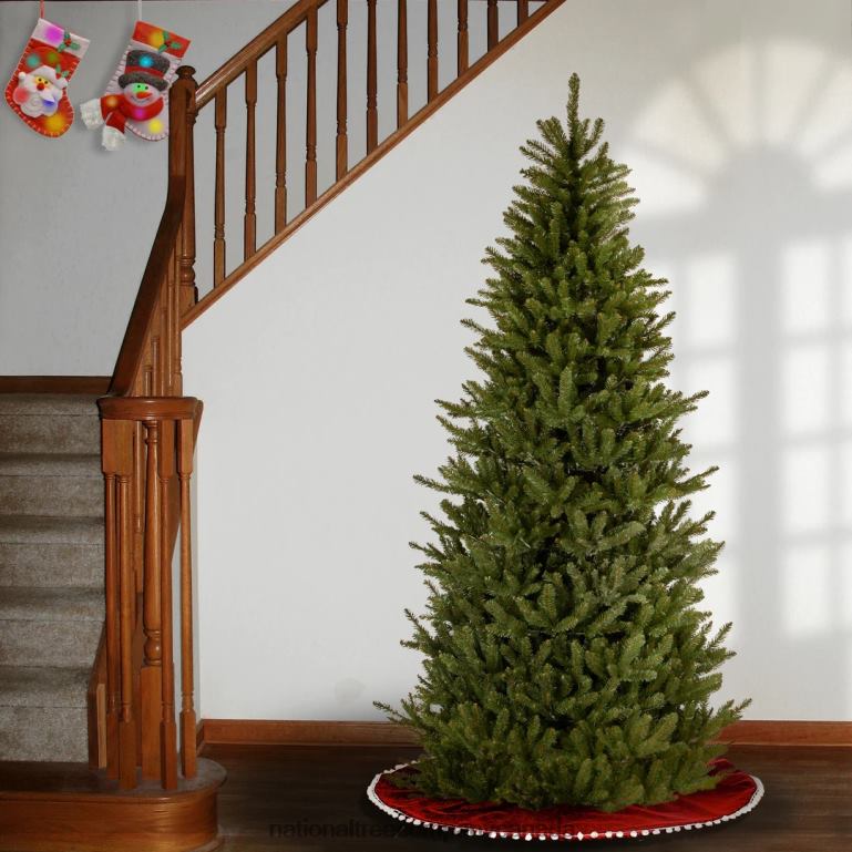 National Tree Company Artificial Slim Christmas Tree Green Natural Fraser Fir Includes Stand 65 Feet 68R0817