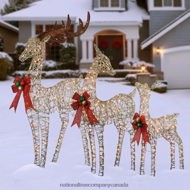 National Tree Company Deer Family Assortment 68R08598