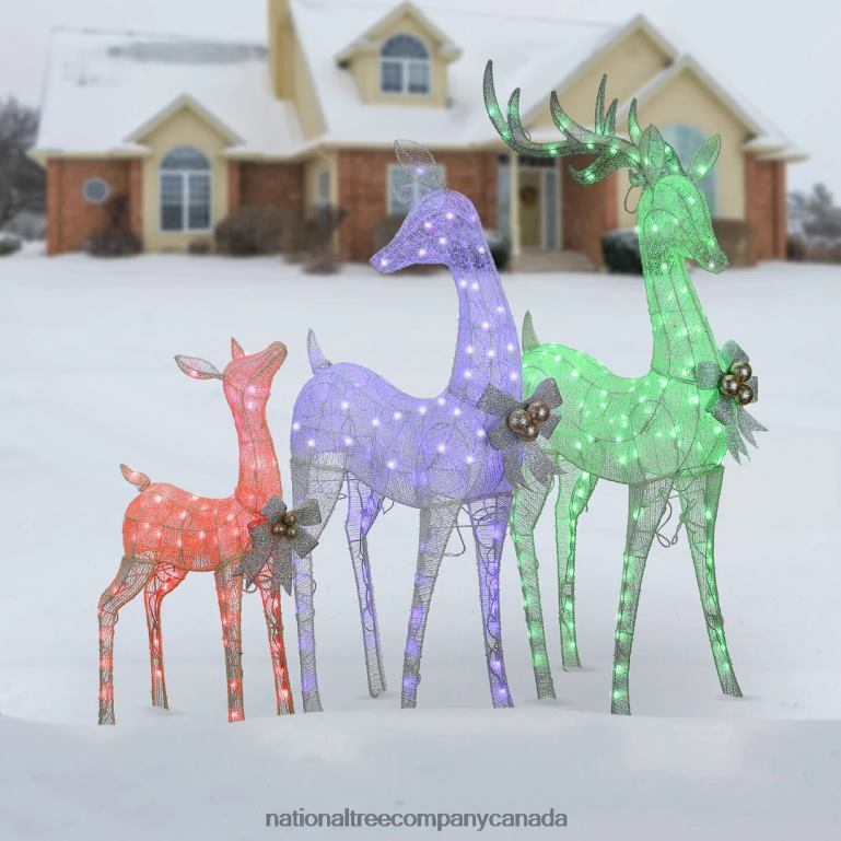 National Tree Company Deer Family Assortment 68R08613