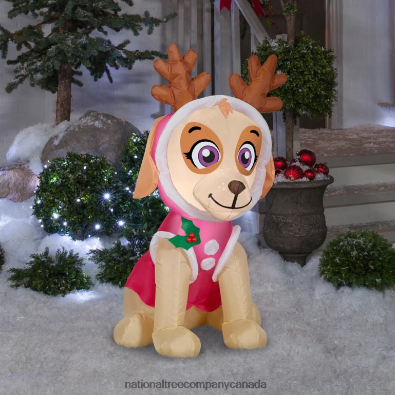 National Tree Company Inflatable Skye from Paw Patrol LED Lights Plug In Christmas Collection 35 Feet 68R08647