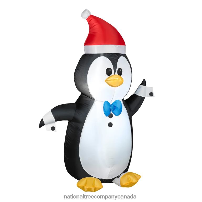 National Tree Company Inflatable Waving Penguin LED Lights Plug In Christmas Collection 4 Feet 68R08659