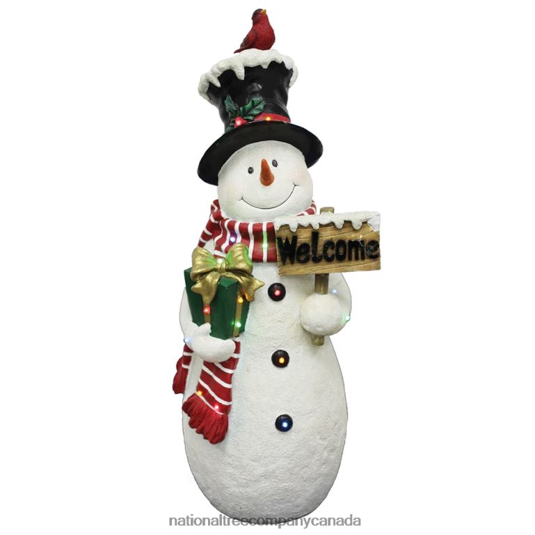 National Tree Company Pre-Lit 28 Snowman Decoration 68R08635