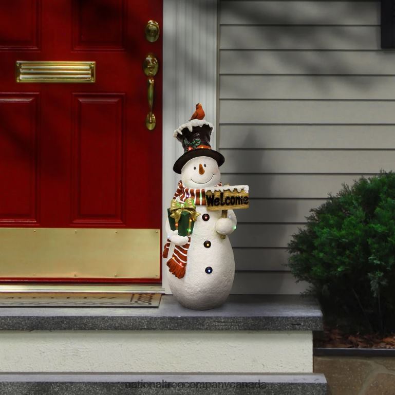 National Tree Company Pre-Lit 28\ Snowman Decoration 68R08635