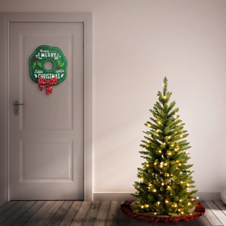 National Tree Company Pre-Lit Artificial Christmas Tree Kingswood Fir with Clear Lights Plug In  45 ft 68R0819