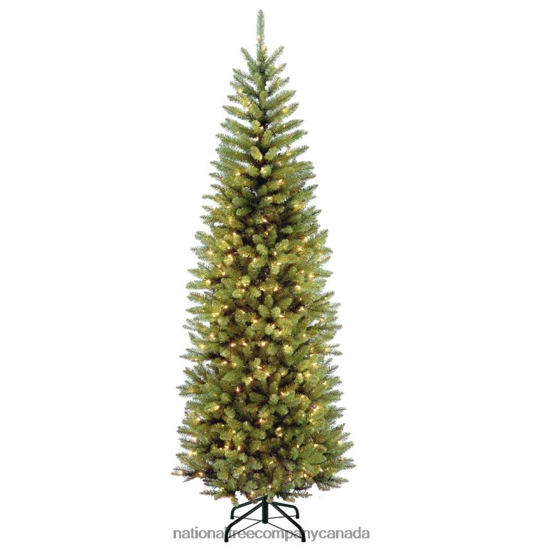 National Tree Company Pre-Lit Artificial Christmas Tree PowerConnect Kingswood Fir with Light Parade LED Lights RGB LED Lights Plug in 75 ft 68R08105