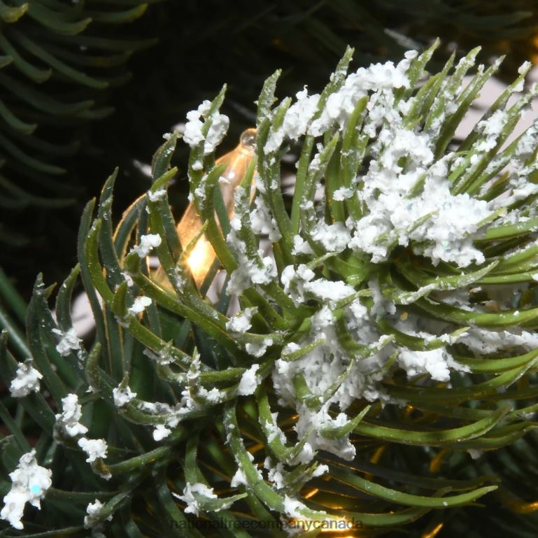 National Tree Company Pre-Lit Artificial Christmas Tree Trinity Spruce with Warm White LED Lights Plug in 45 ft 68R08168
