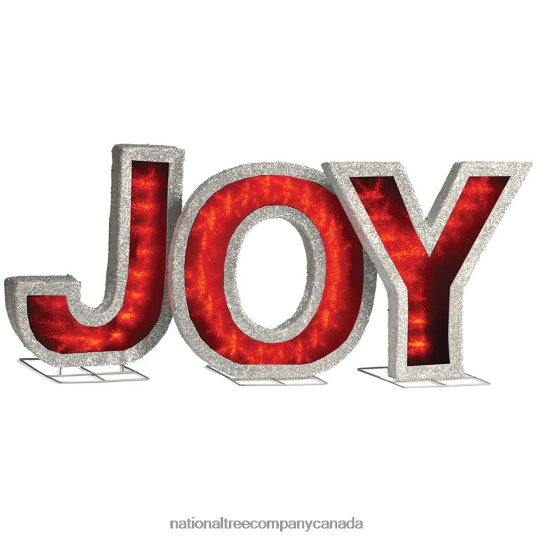 National Tree Company Pre-Lit LED JOY Decoration 68R08641