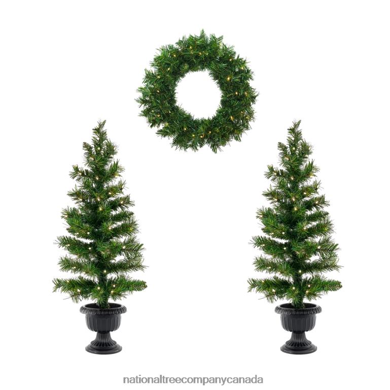 National Tree Company Warm Welcome Bundle Pre-Lit Assortment 68R08516