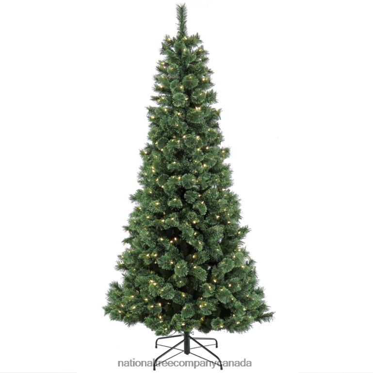 National Tree Company 7.5 ft. Pre-Lit Pilchuck Pine Tree with LED Lights 68R08195