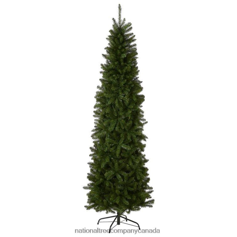 National Tree Company Artificial Slim Christmas Tree, Green, Kingswood Fir, Includes Stand, 7.5 Feet 68R086