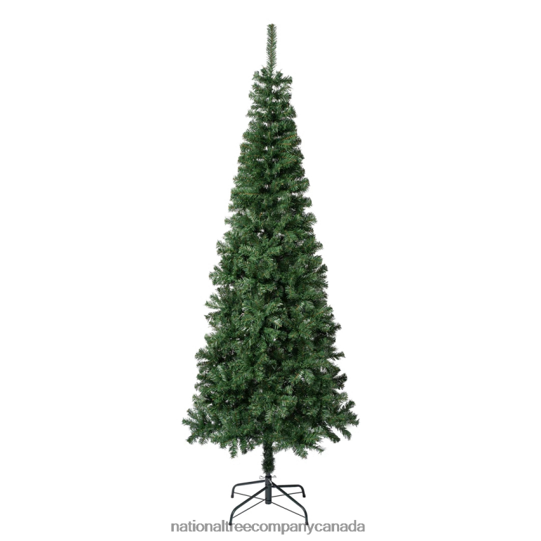 National Tree Company First Traditions Artificial Linden Spruce Wrapped Christmas Tree, Fire Resistant and Hypoallergenic, 7.5 ft 68R08125